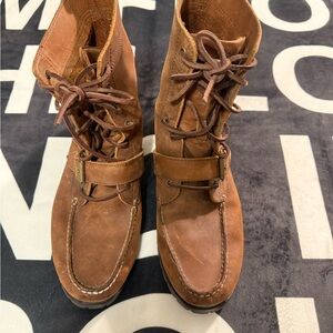 Polo by Ralph Lauren Tan Leather Men's Boots
